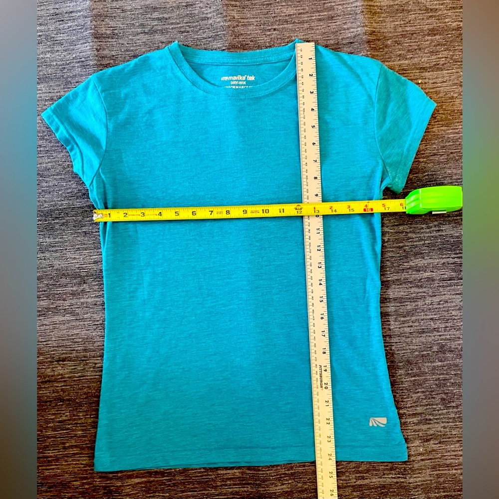 Marika Tek Dry-Wik Performance Blue Tee Size M